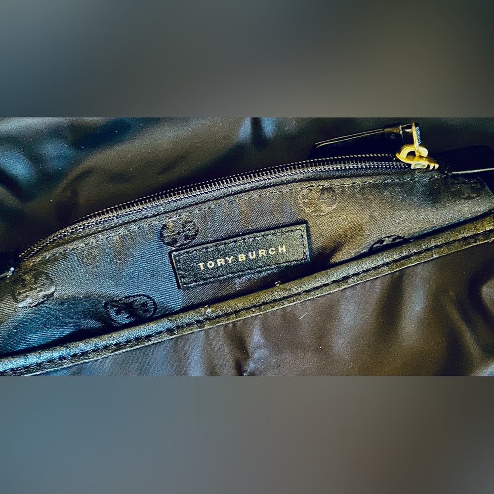 Tory Burch Black Nylon Crossbody Bag Gold hardware - Picture 10 of 12